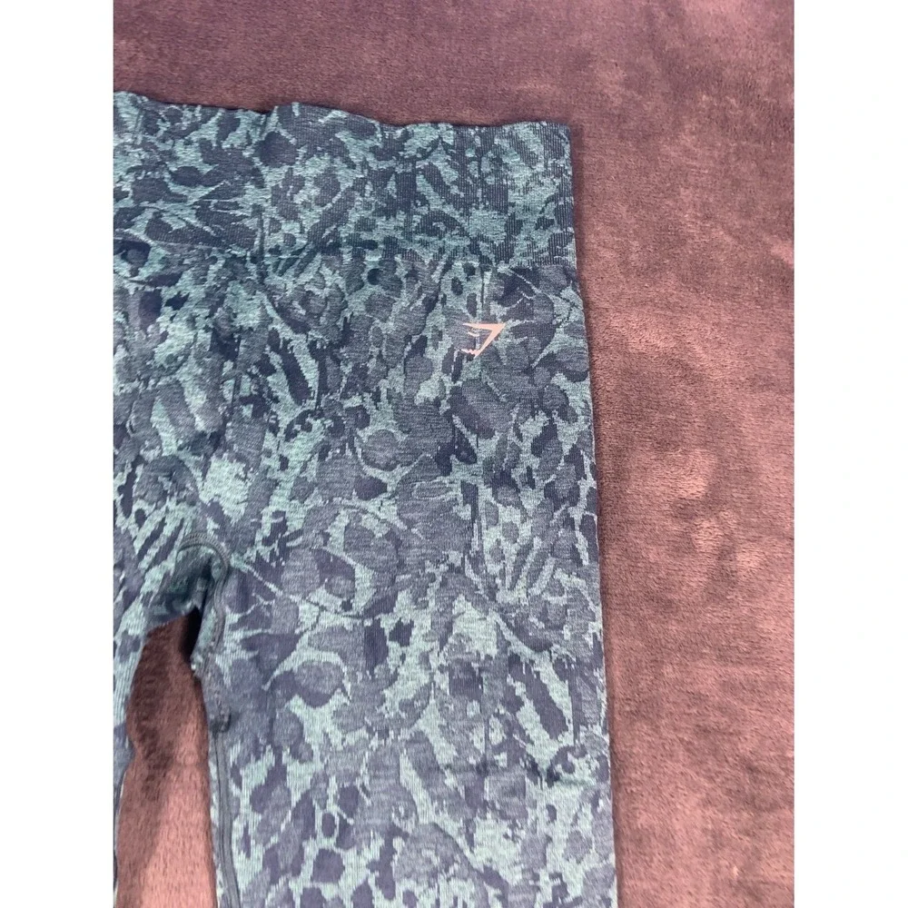 Gymshark‎ Adapt Animal Seamless Women's Leggings M Blue Construction
